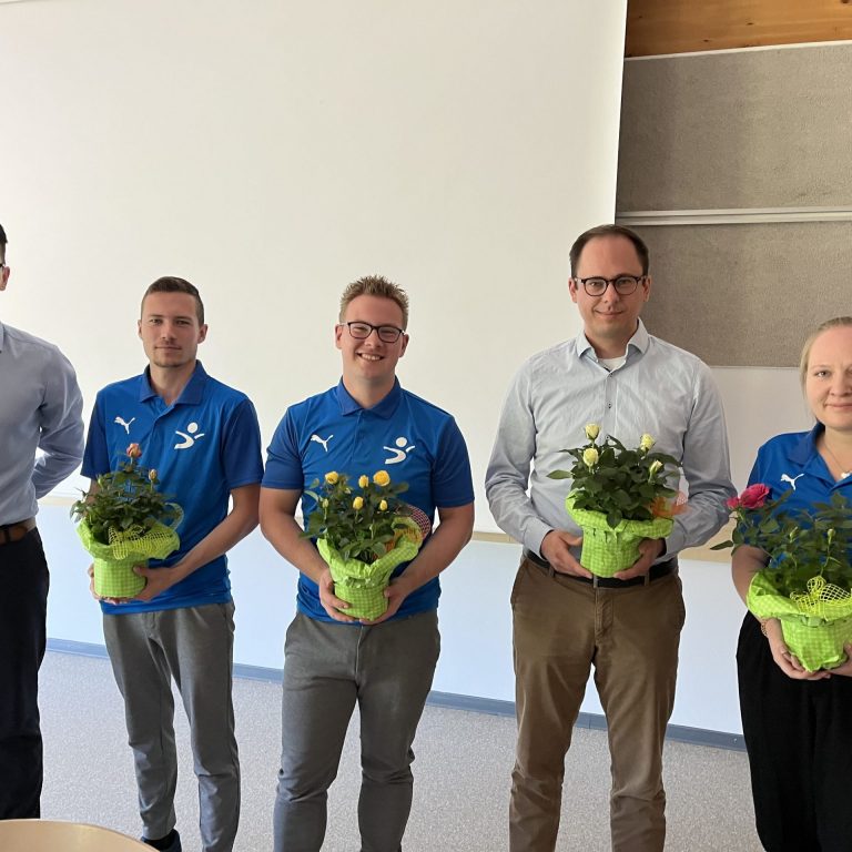 v.l.n.r.: Maximilian Odia, Brandon Schramm, Carlo Hohnstedter, Philipp Loll, Leonore Plunkte