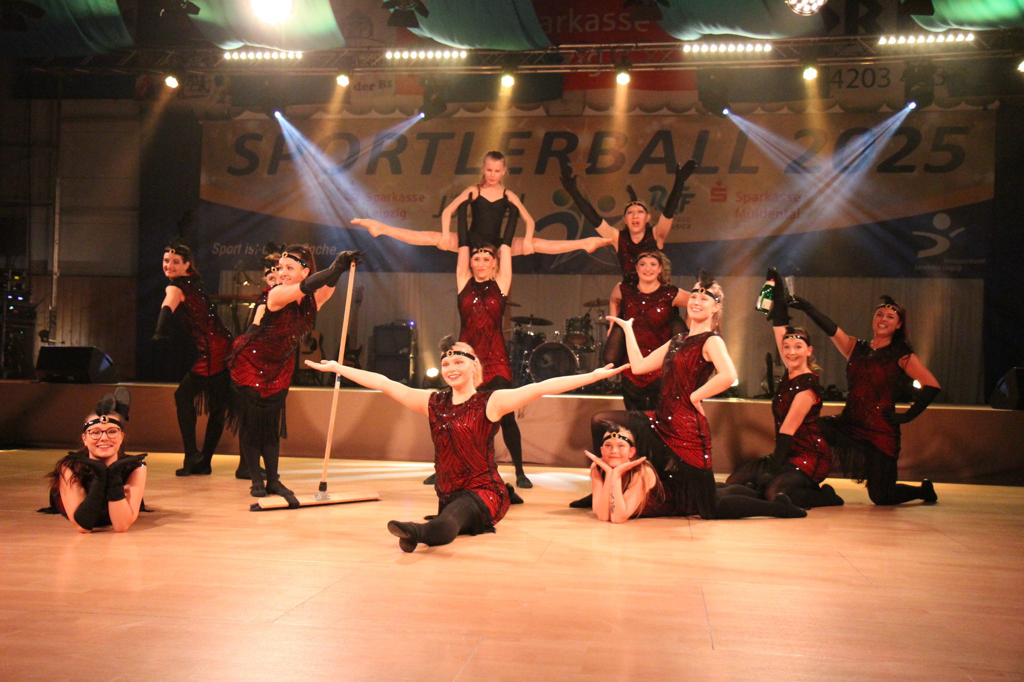 Showprogramm beim Sportlerball des Kreissportbundes Landkreis Leipzig