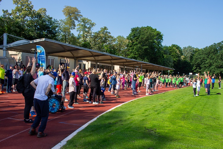 Gemeinsames Sporterlebnis beim Inklusionssportfest